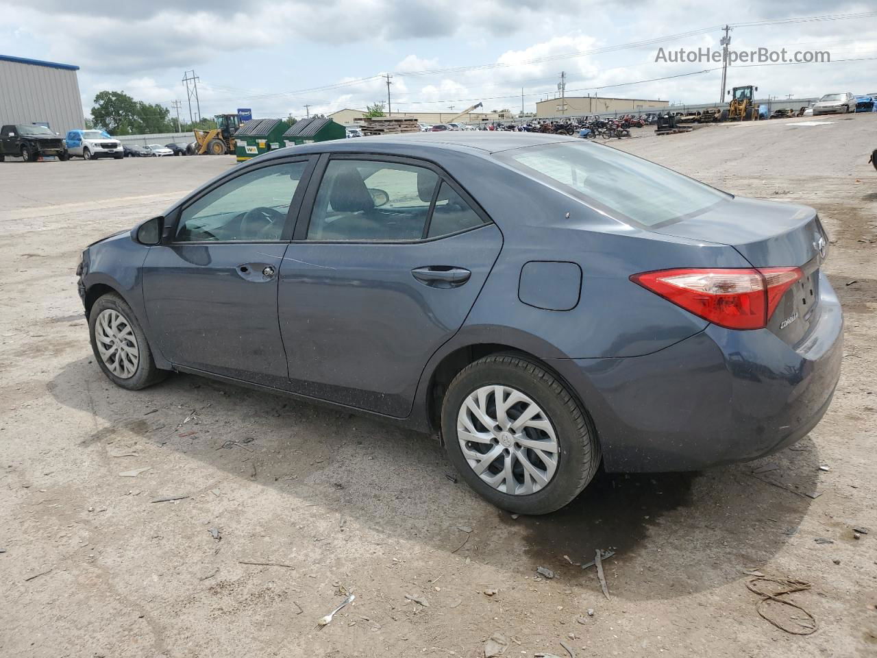 2019 Toyota Corolla L Gray vin: 5YFBURHE0KP928434