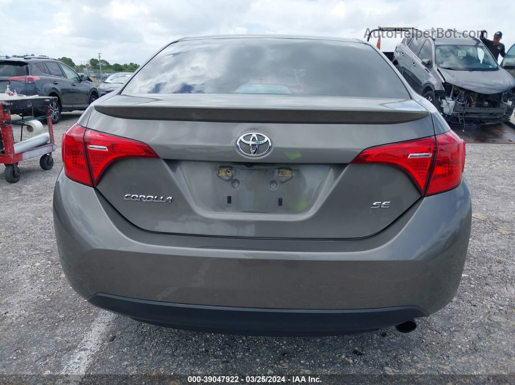 2019 Toyota Corolla Se Brown vin: 5YFBURHE0KP939711