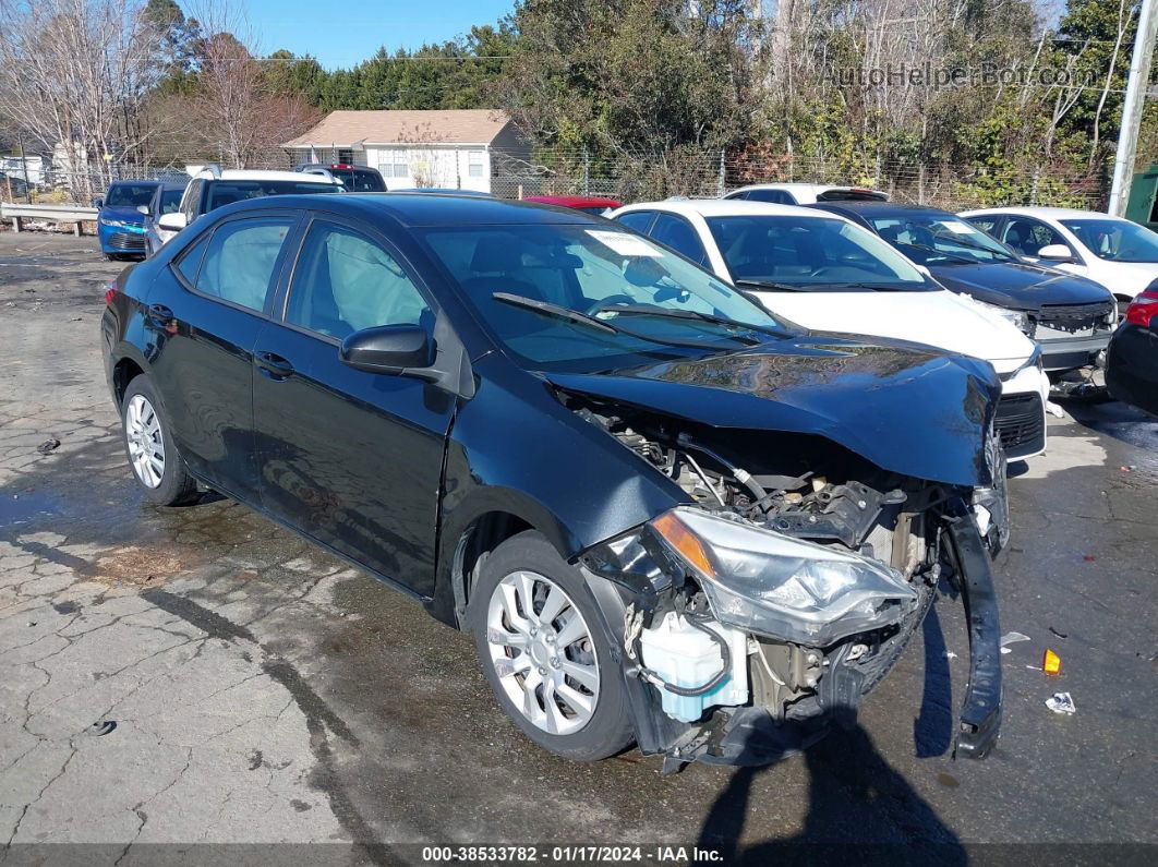 2014 Toyota Corolla Le Black vin: 5YFBURHE1EP080312