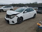 2014 Toyota Corolla L White vin: 5YFBURHE1EP141514