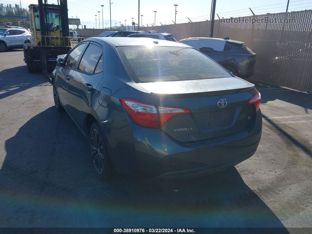 2014 Toyota Corolla S Plus Blue vin: 5YFBURHE1EP170799