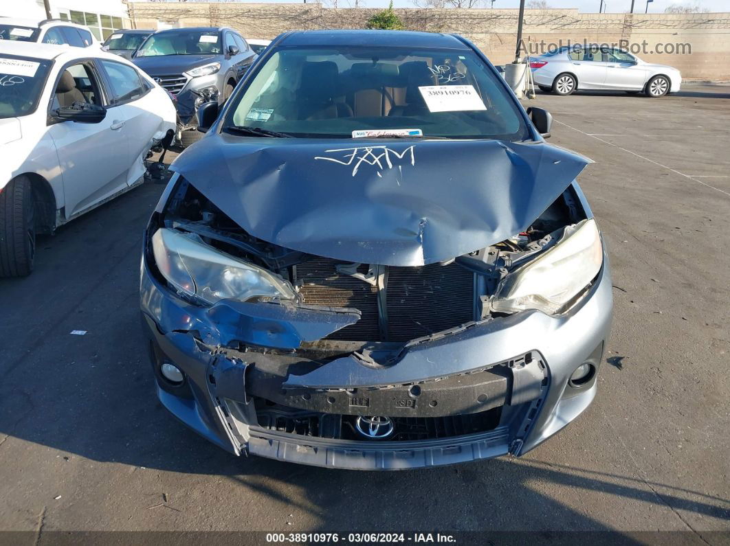 2014 Toyota Corolla S Plus Синий vin: 5YFBURHE1EP170799