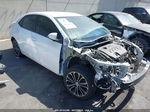 2015 Toyota Corolla S Plus White vin: 5YFBURHE1FP222210