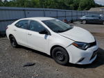 2015 Toyota Corolla L White vin: 5YFBURHE1FP224488