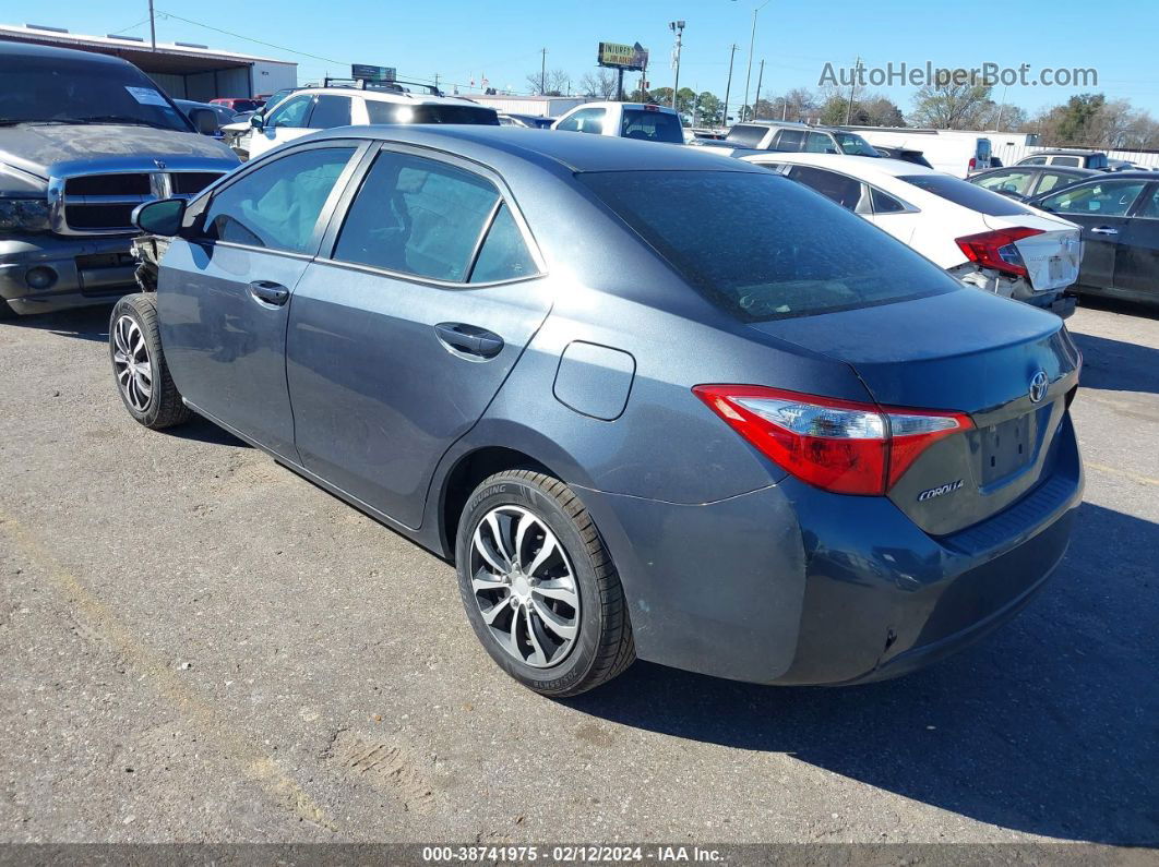 2015 Toyota Corolla Le Gray vin: 5YFBURHE1FP259273