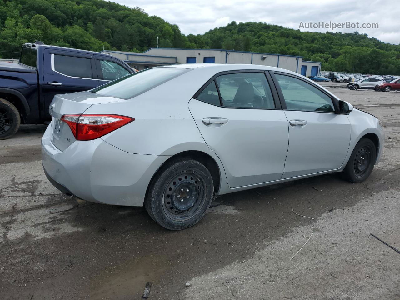 2015 Toyota Corolla L Silver vin: 5YFBURHE1FP289972