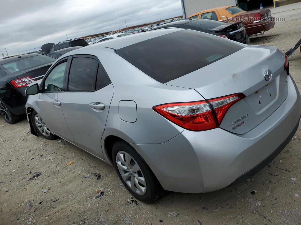 2015 Toyota Corolla L Silver vin: 5YFBURHE1FP290541