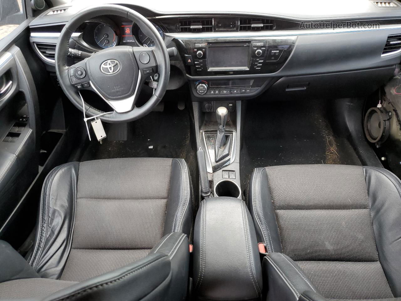 2015 Toyota Corolla L Черный vin: 5YFBURHE1FP324901