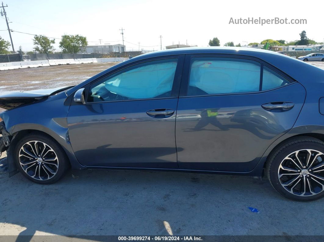 2015 Toyota Corolla S Plus Gray vin: 5YFBURHE1FP328687