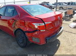 2016 Toyota Corolla Le Red vin: 5YFBURHE1GP368009