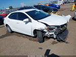 2016 Toyota Corolla L White vin: 5YFBURHE1GP378541