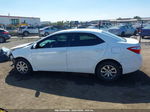 2016 Toyota Corolla L White vin: 5YFBURHE1GP378541