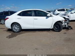 2016 Toyota Corolla L Белый vin: 5YFBURHE1GP378541