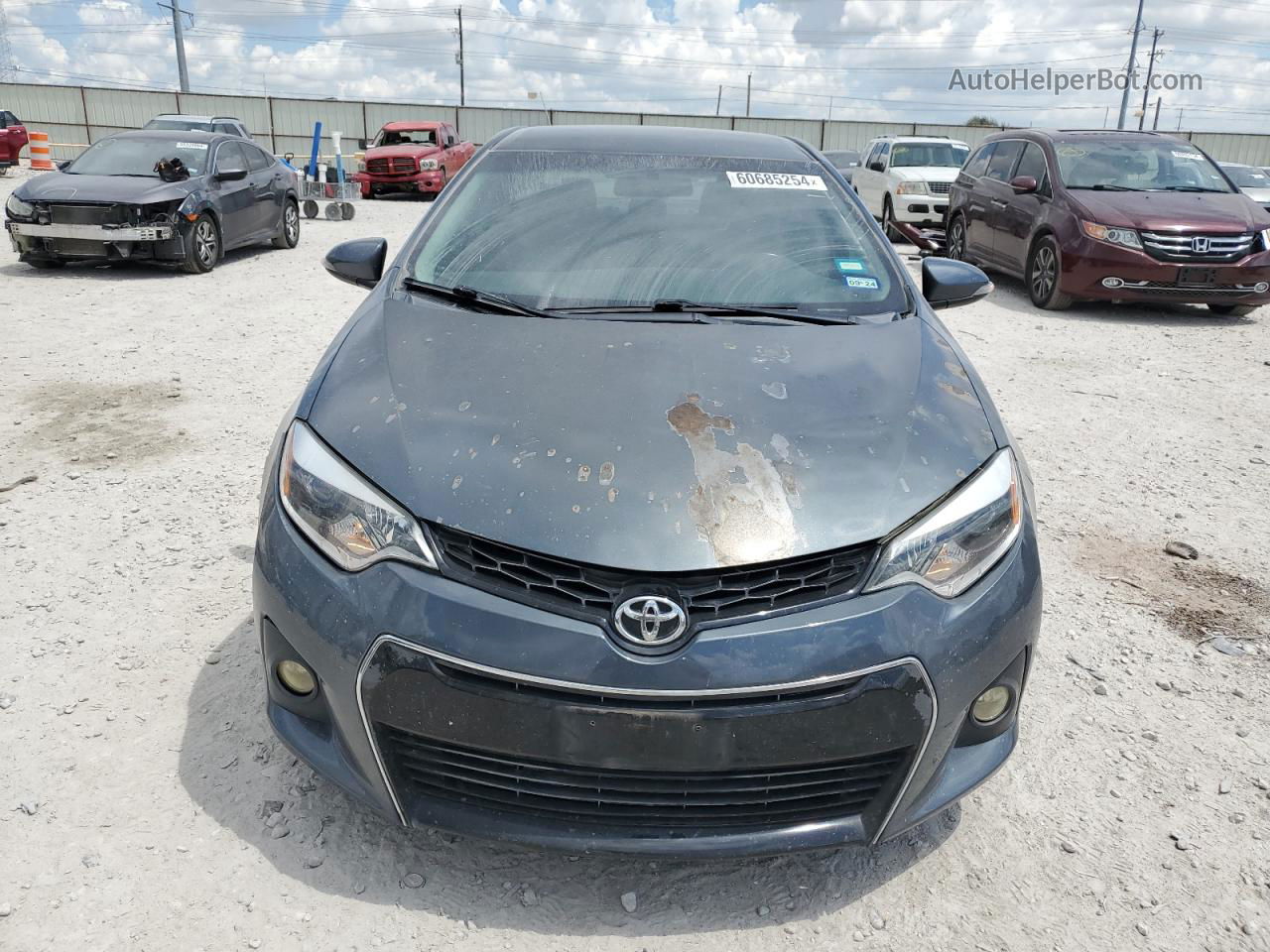 2016 Toyota Corolla L Gray vin: 5YFBURHE1GP477327