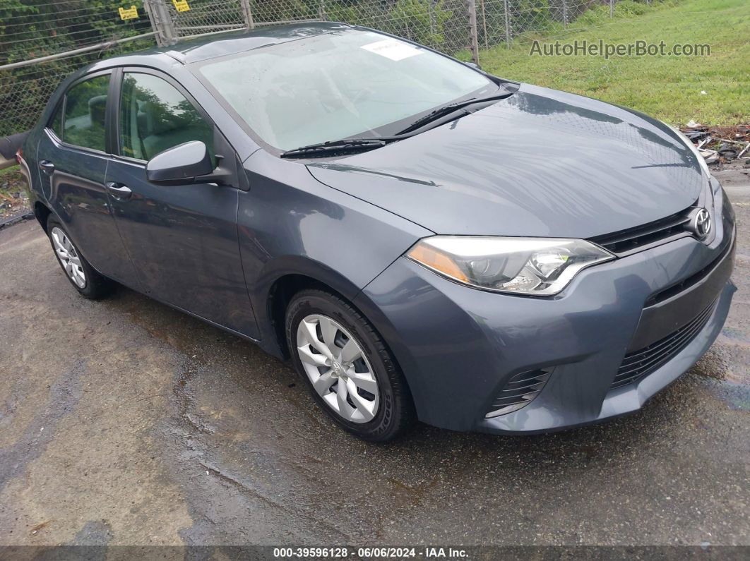 2016 Toyota Corolla Le Blue vin: 5YFBURHE1GP484410