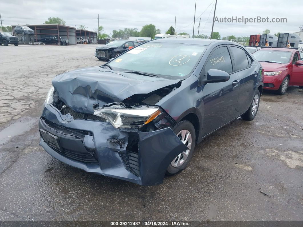 2016 Toyota Corolla L Light Blue vin: 5YFBURHE1GP526204