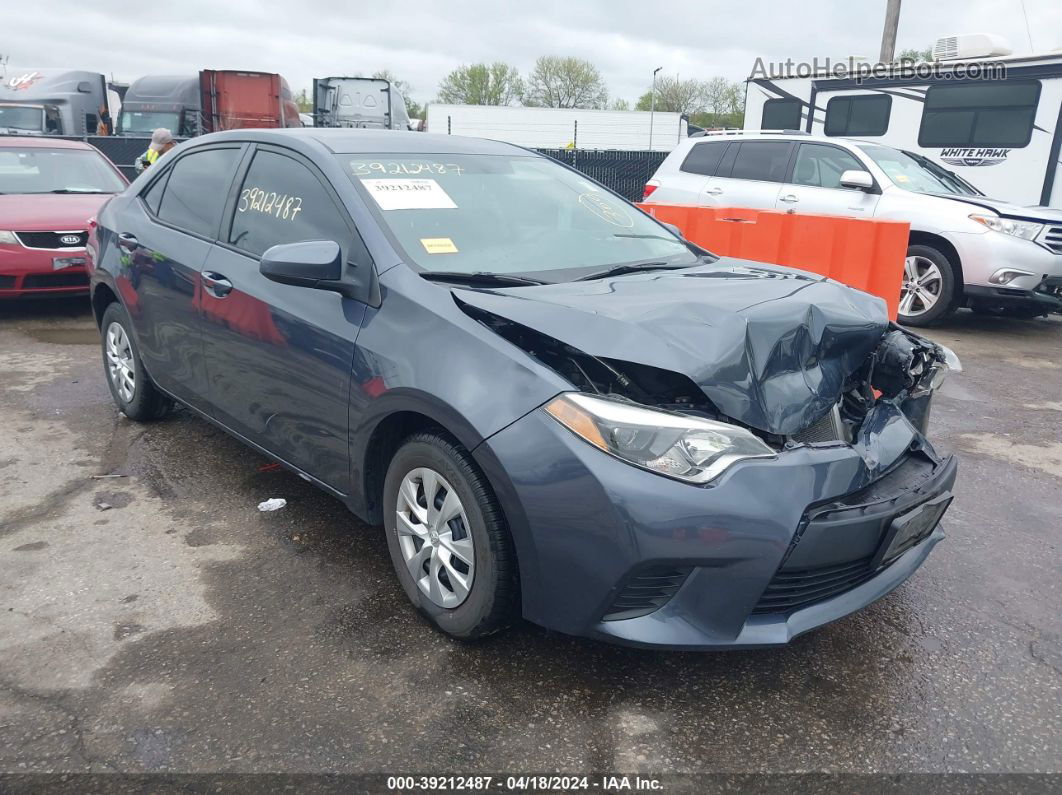 2016 Toyota Corolla L Light Blue vin: 5YFBURHE1GP526204