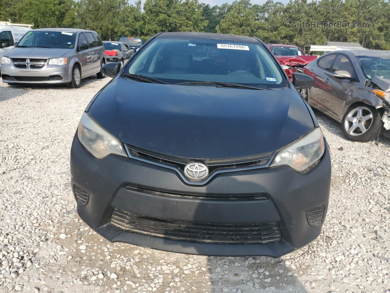 2016 Toyota Corolla L Black vin: 5YFBURHE1GP532651