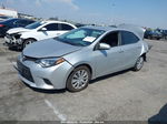 2016 Toyota Corolla Le Gray vin: 5YFBURHE1GP560921