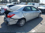 2016 Toyota Corolla Le Gray vin: 5YFBURHE1GP560921