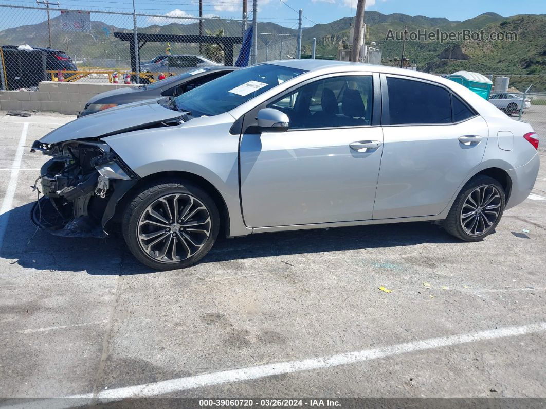 2016 Toyota Corolla S Plus Silver vin: 5YFBURHE1GP566346