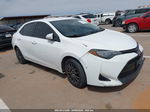 2017 Toyota Corolla Le White vin: 5YFBURHE1HP573993