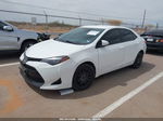 2017 Toyota Corolla Le White vin: 5YFBURHE1HP573993