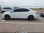 2017 Toyota Corolla Le White vin: 5YFBURHE1HP573993