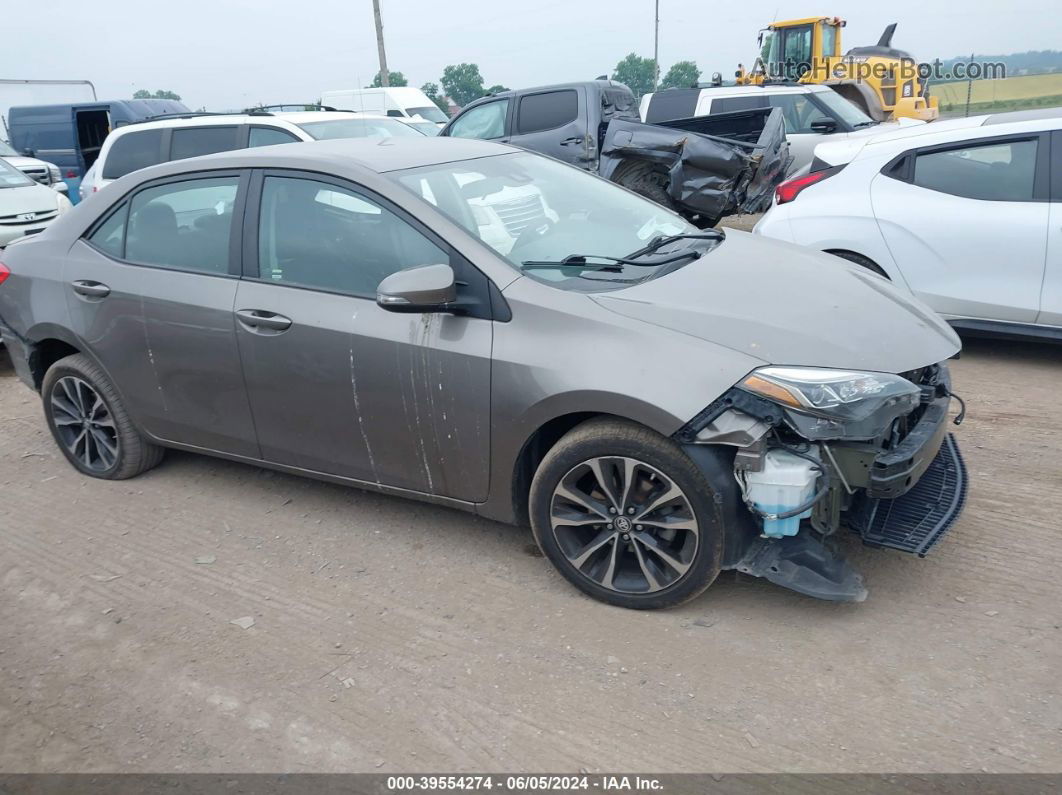 2017 Toyota Corolla Se Gray vin: 5YFBURHE1HP579650