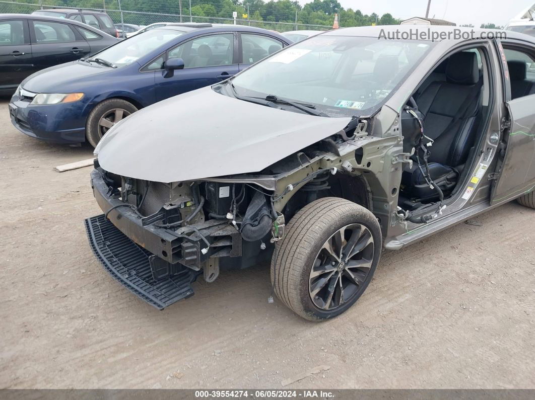 2017 Toyota Corolla Se Gray vin: 5YFBURHE1HP579650