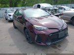 2017 Toyota Corolla L/le/xle/se Maroon vin: 5YFBURHE1HP594343