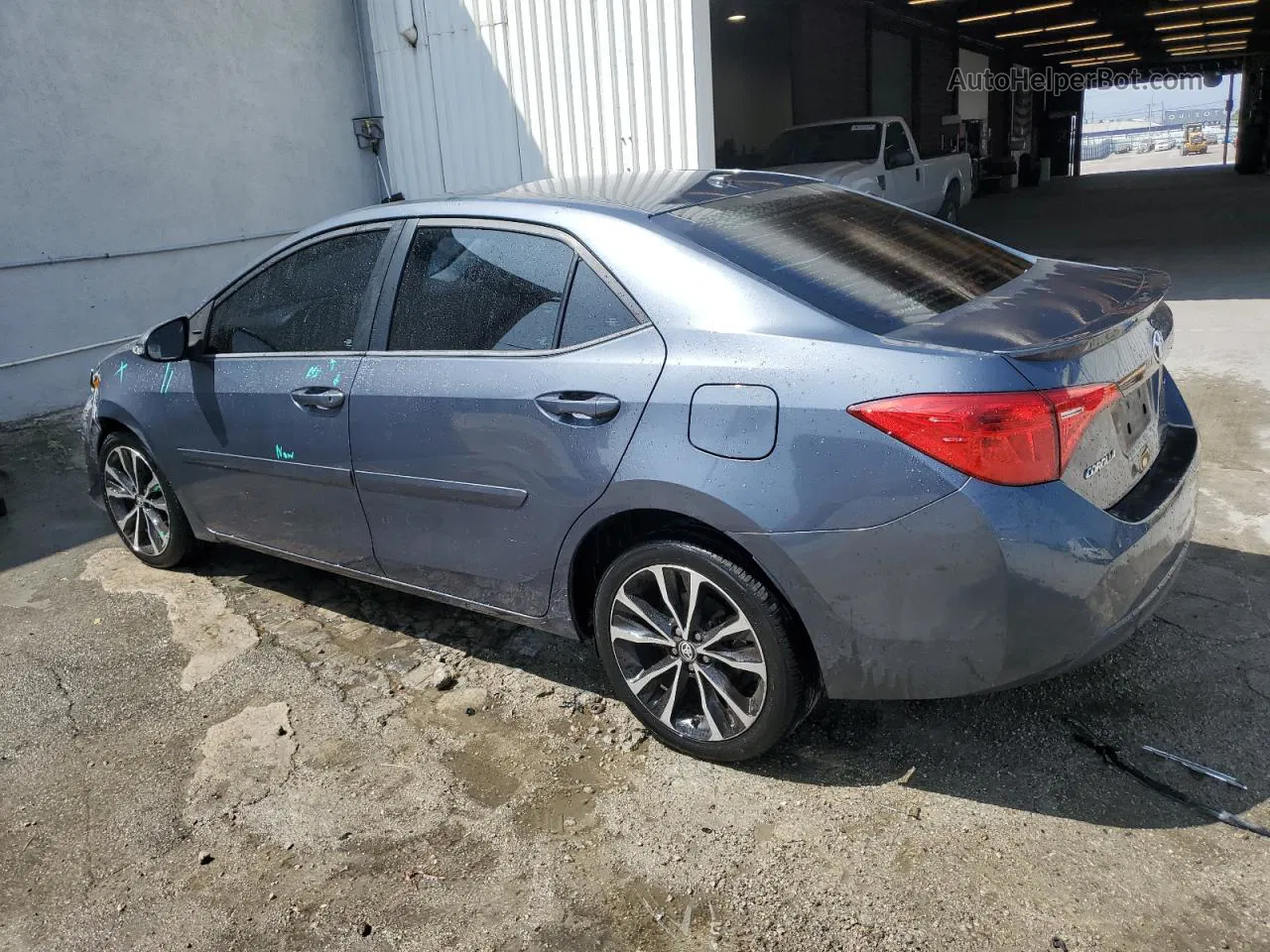 2017 Toyota Corolla L Gray vin: 5YFBURHE1HP607320