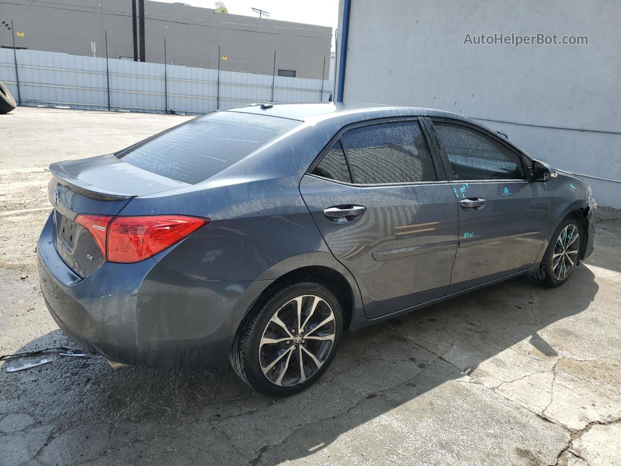 2017 Toyota Corolla L Gray vin: 5YFBURHE1HP607320