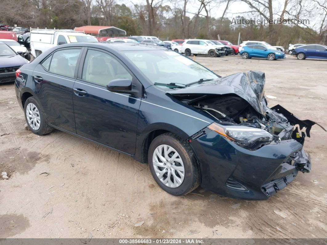 2017 Toyota Corolla Le Dark Blue vin: 5YFBURHE1HP672863