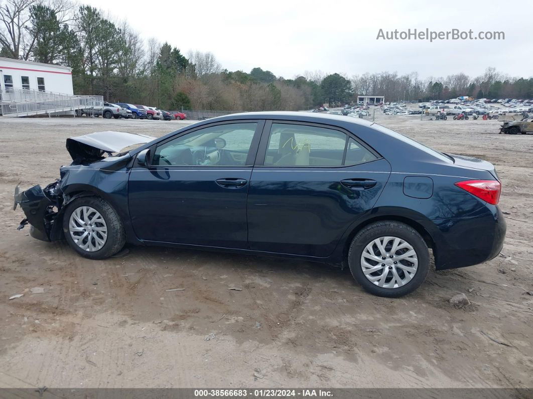 2017 Toyota Corolla Le Dark Blue vin: 5YFBURHE1HP672863