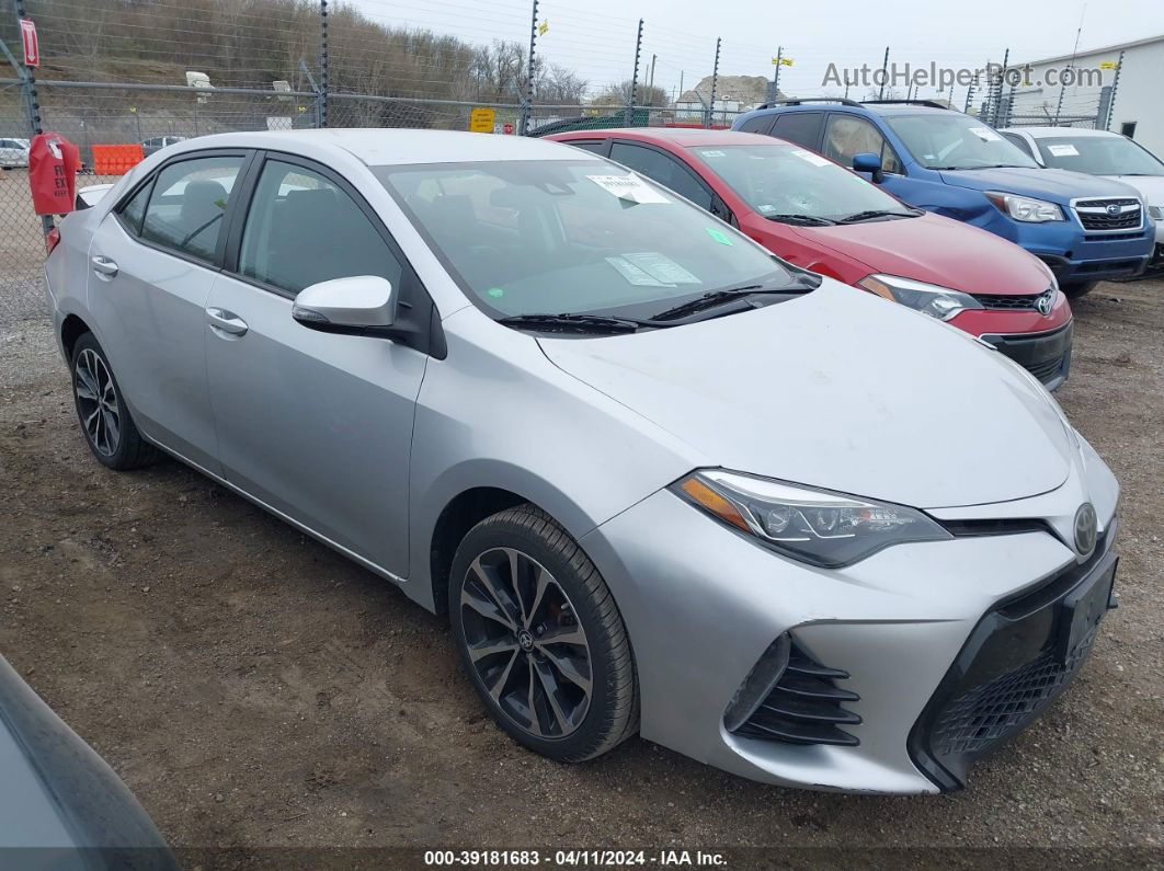 2017 Toyota Corolla Se Серый vin: 5YFBURHE1HP673334