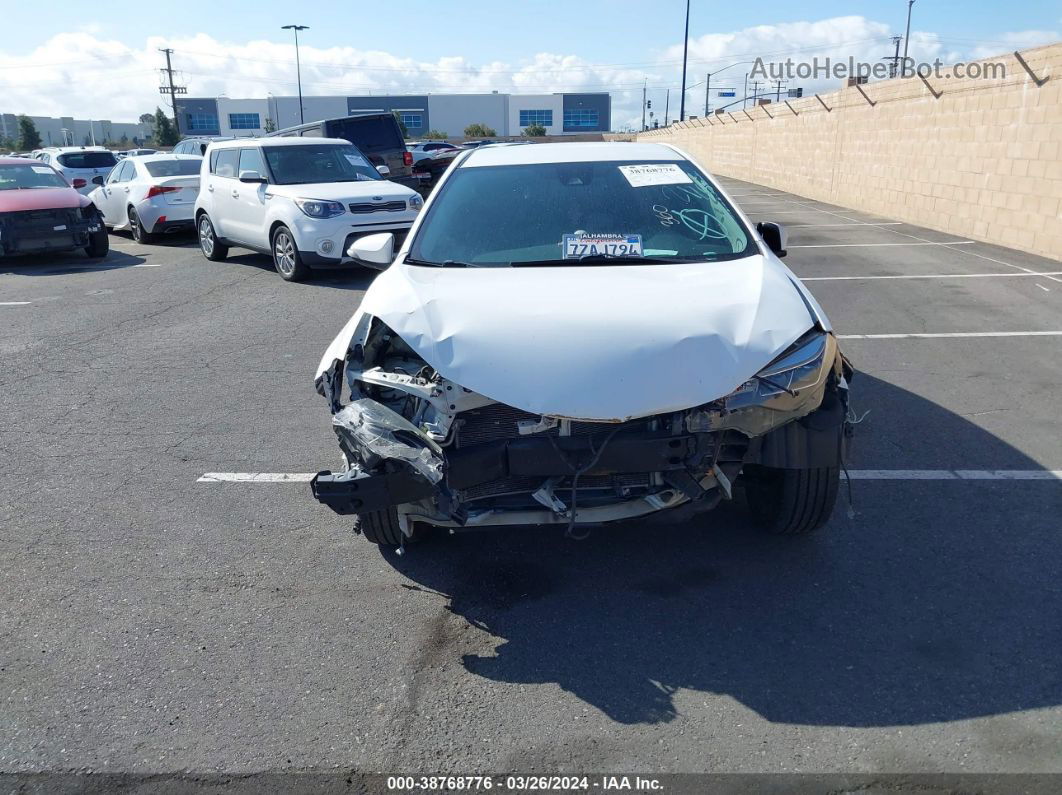 2017 Toyota Corolla Se White vin: 5YFBURHE1HP721205