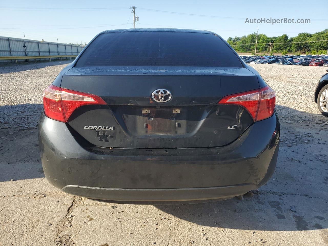 2019 Toyota Corolla L Черный vin: 5YFBURHE1KP864730