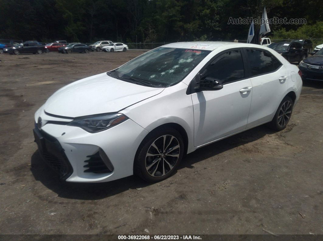 2019 Toyota Corolla L/le/se/xle/xse White vin: 5YFBURHE1KP867420