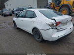 2019 Toyota Corolla Le White vin: 5YFBURHE1KP871855