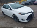 2019 Toyota Corolla Le White vin: 5YFBURHE1KP871855