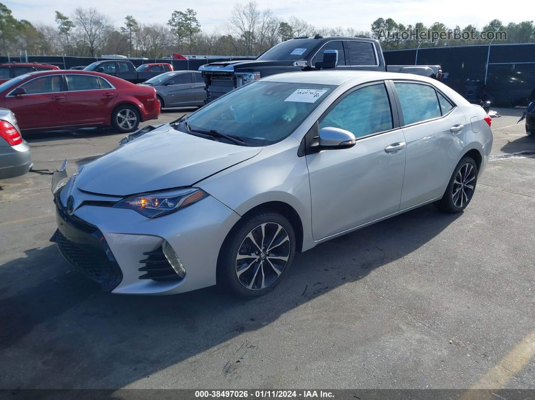 2019 Toyota Corolla Se Серебряный vin: 5YFBURHE1KP877056