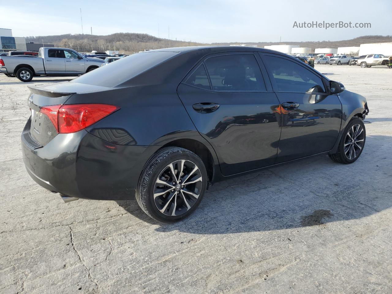 2019 Toyota Corolla L Black vin: 5YFBURHE1KP884878