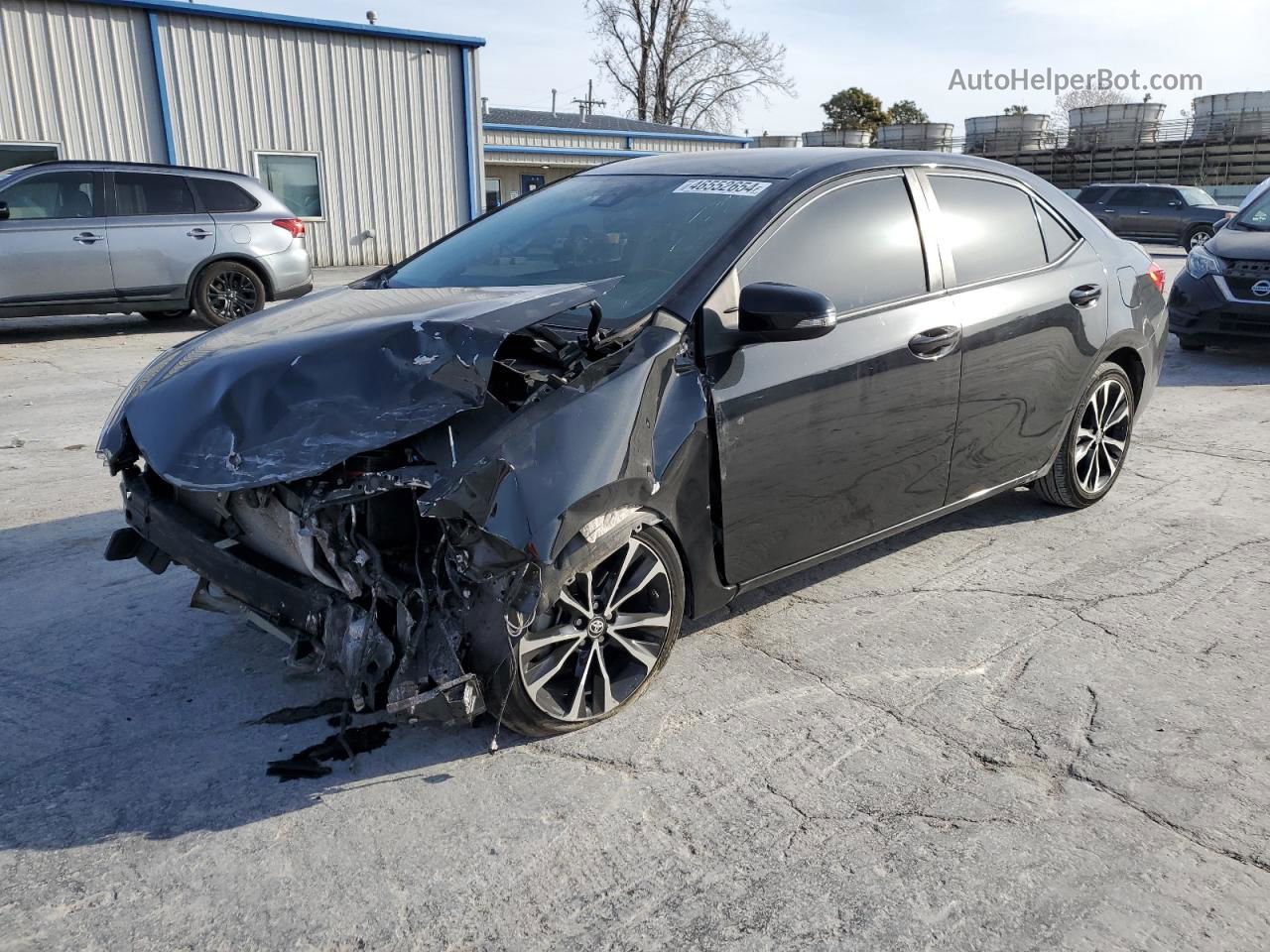 2019 Toyota Corolla L Black vin: 5YFBURHE1KP884878