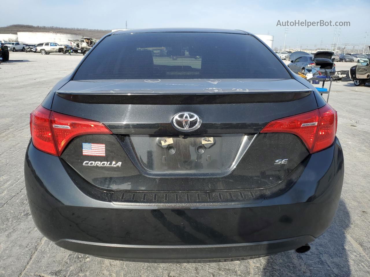 2019 Toyota Corolla L Черный vin: 5YFBURHE1KP884878