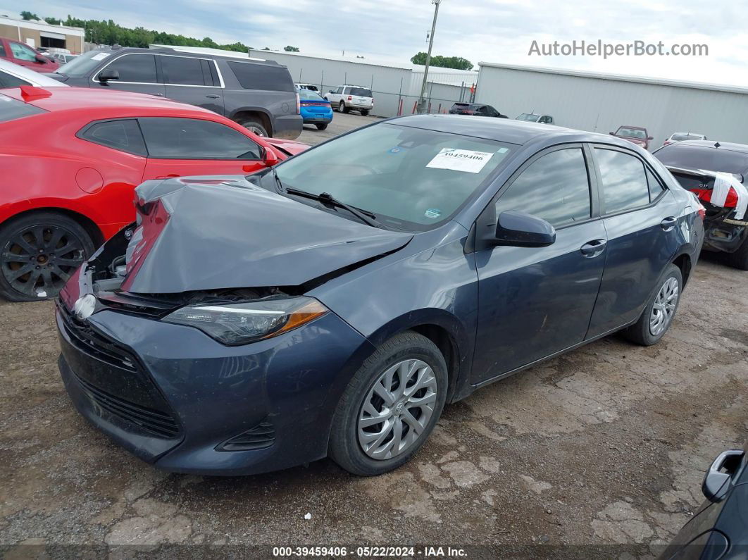 2019 Toyota Corolla Le Blue vin: 5YFBURHE1KP886792