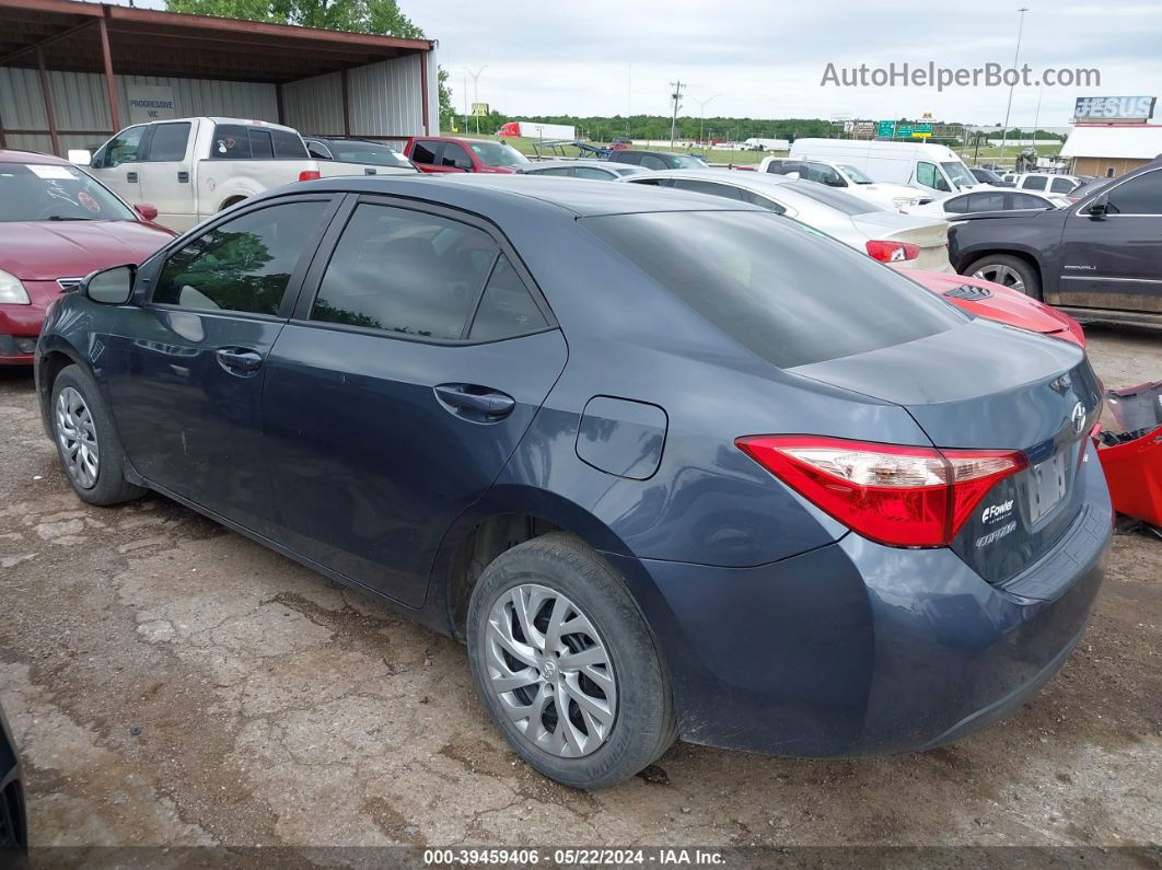 2019 Toyota Corolla Le Blue vin: 5YFBURHE1KP886792