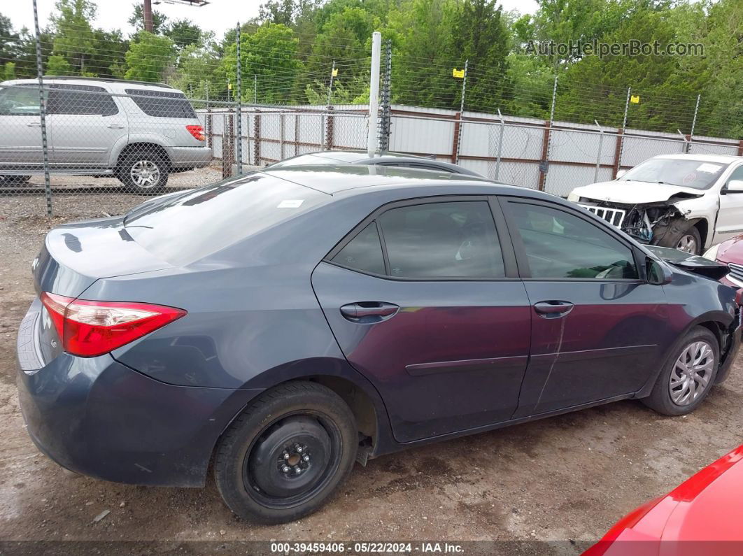 2019 Toyota Corolla Le Blue vin: 5YFBURHE1KP886792