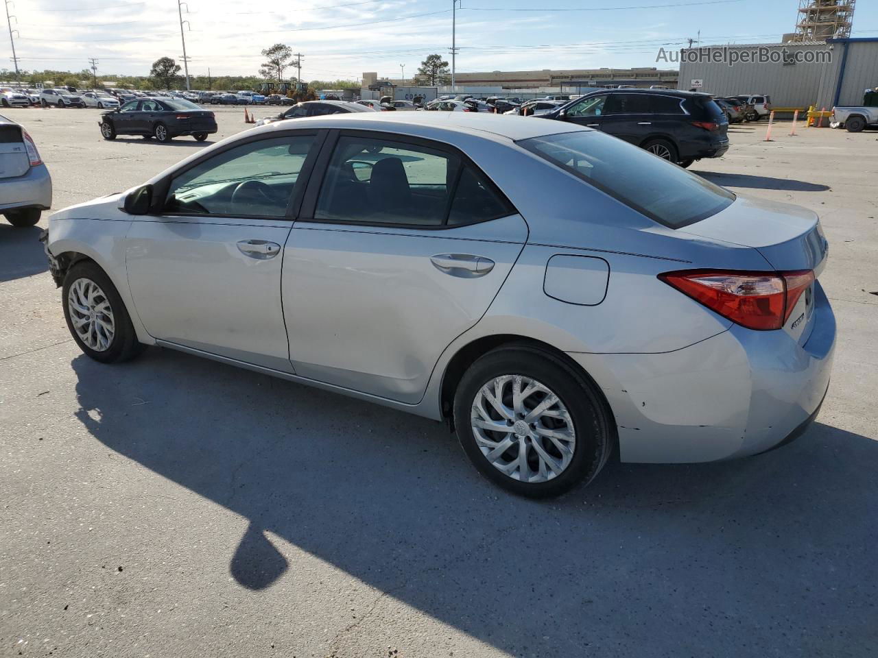 2019 Toyota Corolla L Silver vin: 5YFBURHE1KP899297