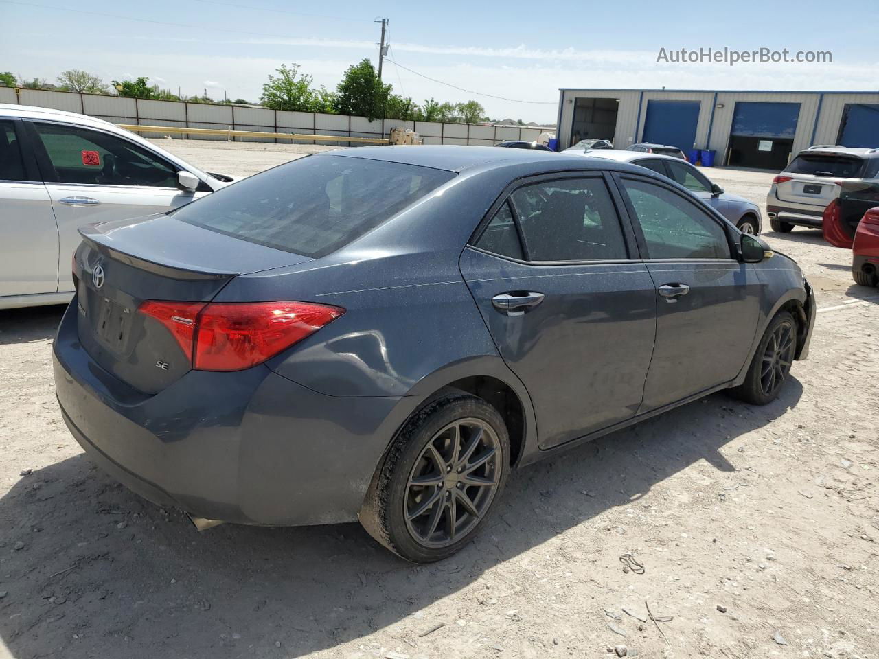 2019 Toyota Corolla L Синий vin: 5YFBURHE1KP902487